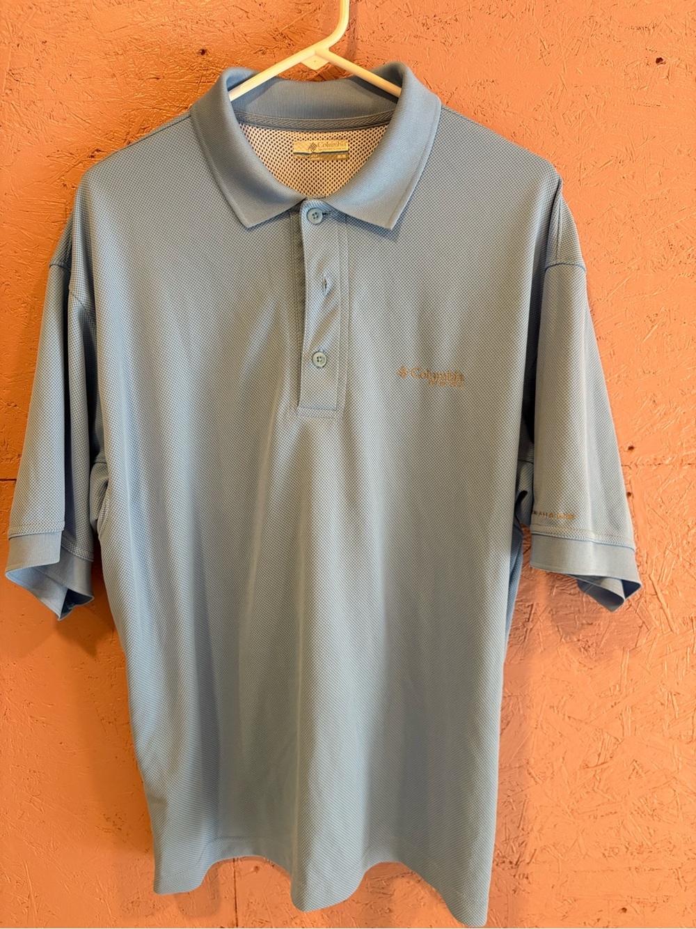 Columbia Men’s Sky Blue Short Sleeve Polo